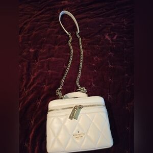 Kate Spade Cream Quilted Crossbody Bag
